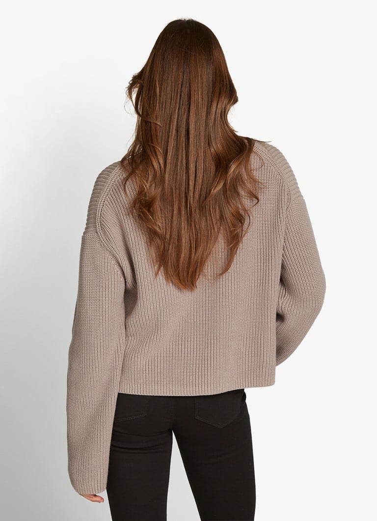 Maglione a collo alto a coste di Calvin Klein