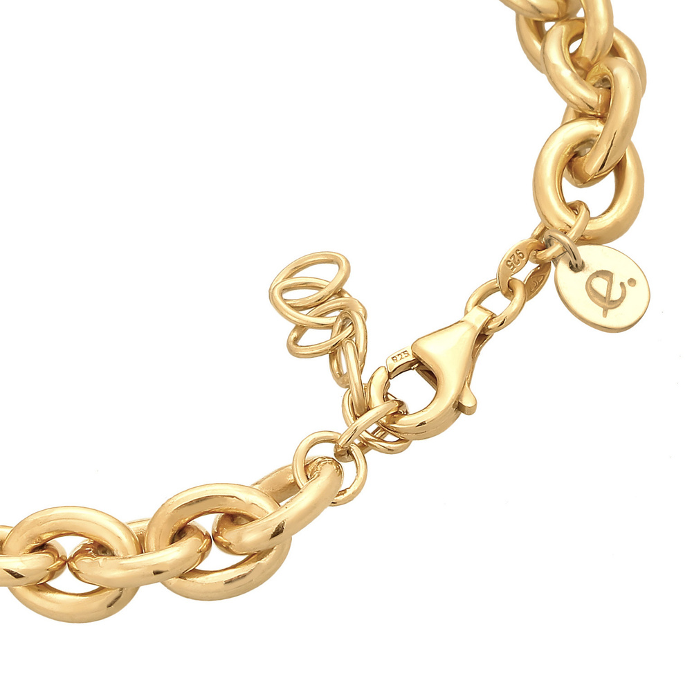 Elli PREMIUM Elli PREMIUM Bracelet Femmes Déclaration grossier élégant en argent sterling 925  Bracelet