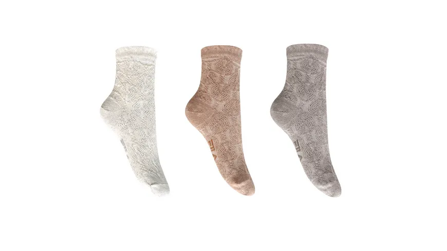 FILA Kinder Socken Girls Plain 3er Pack camel
