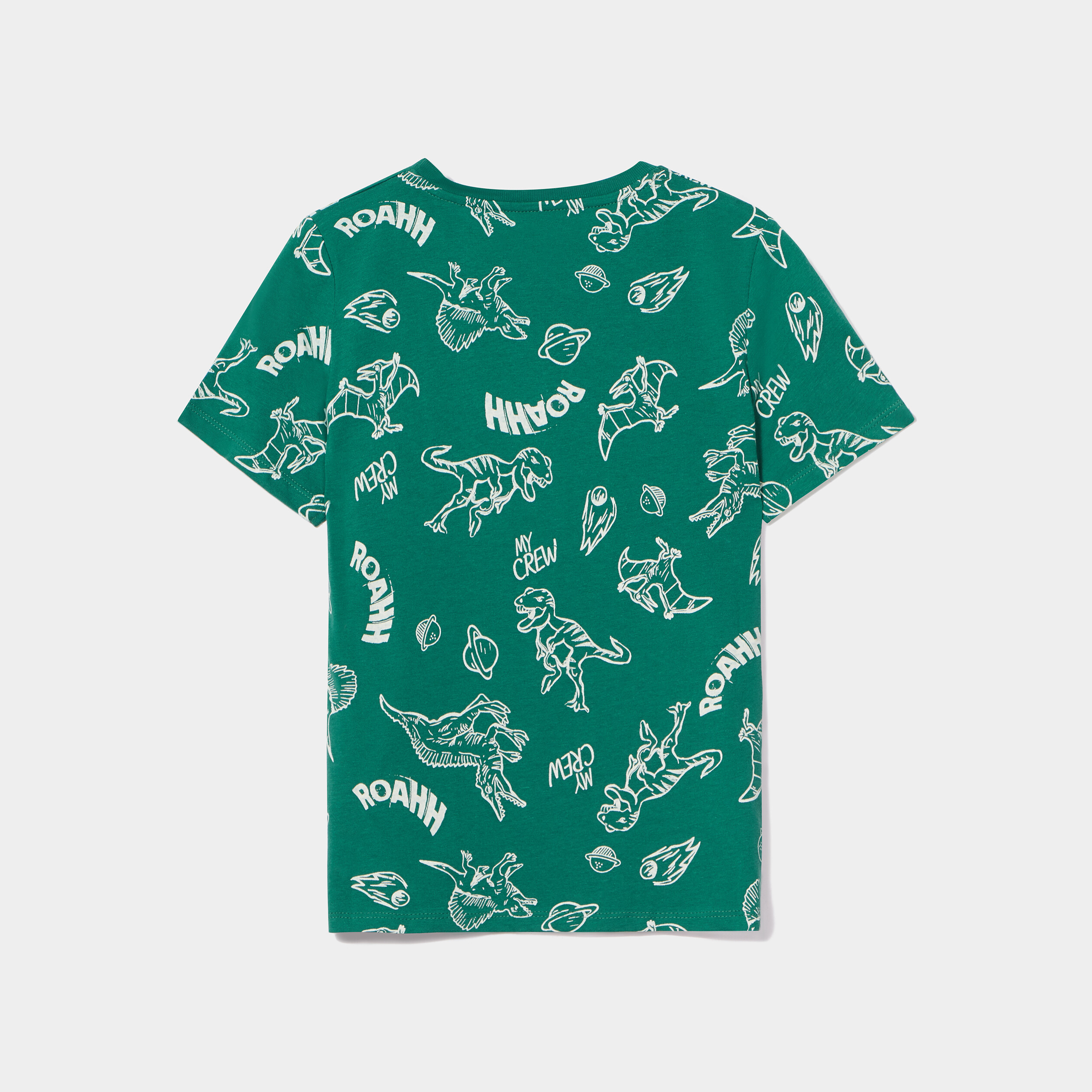 T-shirt manches courtes vert garçon | La Halle