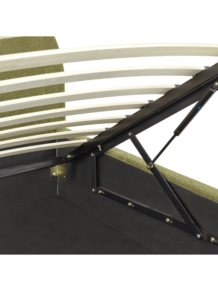 Beliani Doppelbett VAUCLUSE in Grün - (W) 174 x (H) 112 x (L) 214 cm günstig kaufen onesize