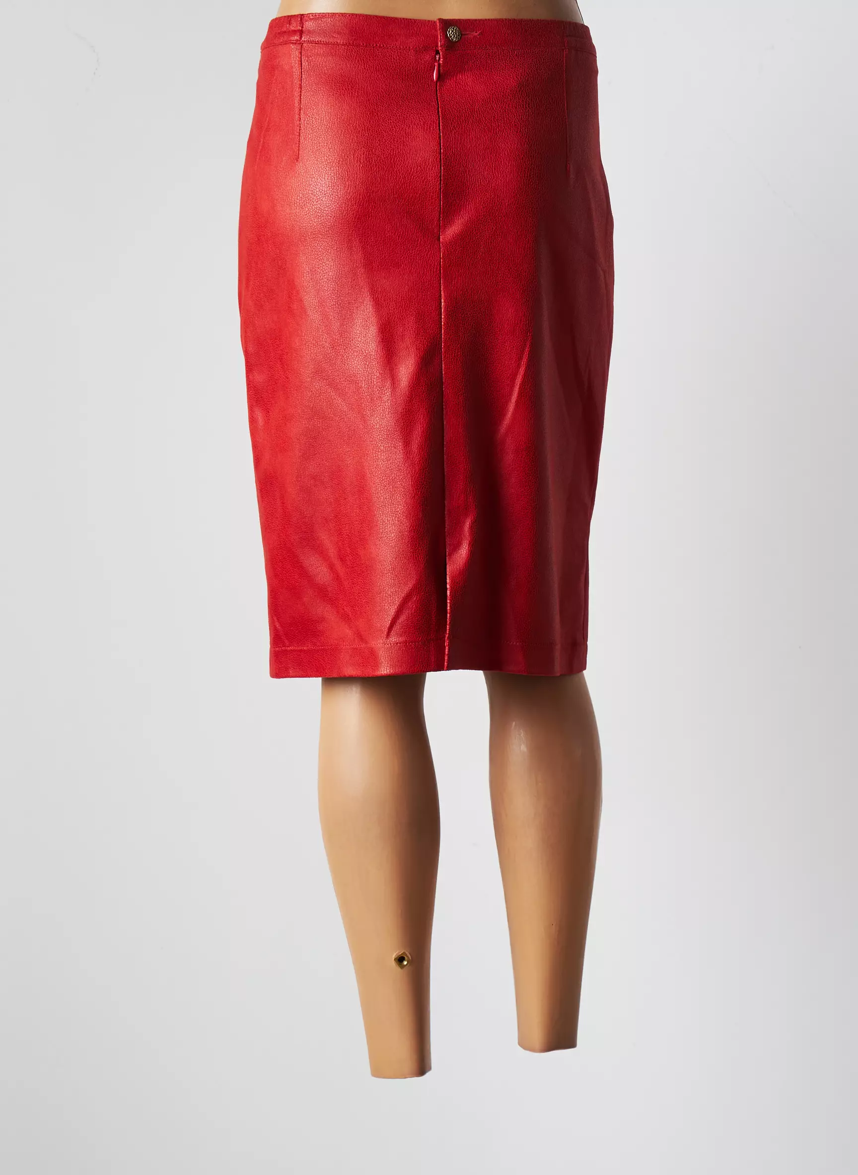 Jumfil Jupes Mi Longues Femme couleur rouge