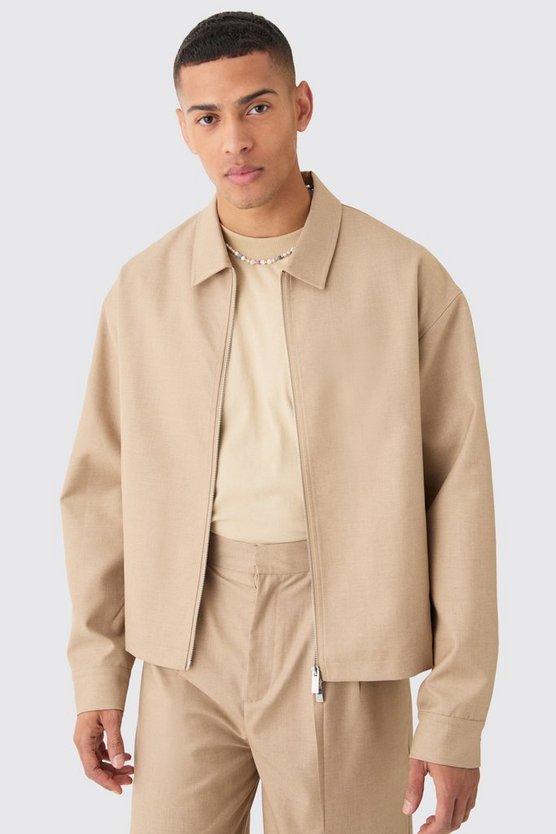 Smarte Jacke mit Reißverschluss