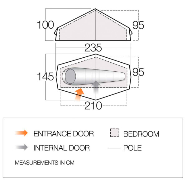 Vango - F10 Helium UL Air - 1-Personen Zelt