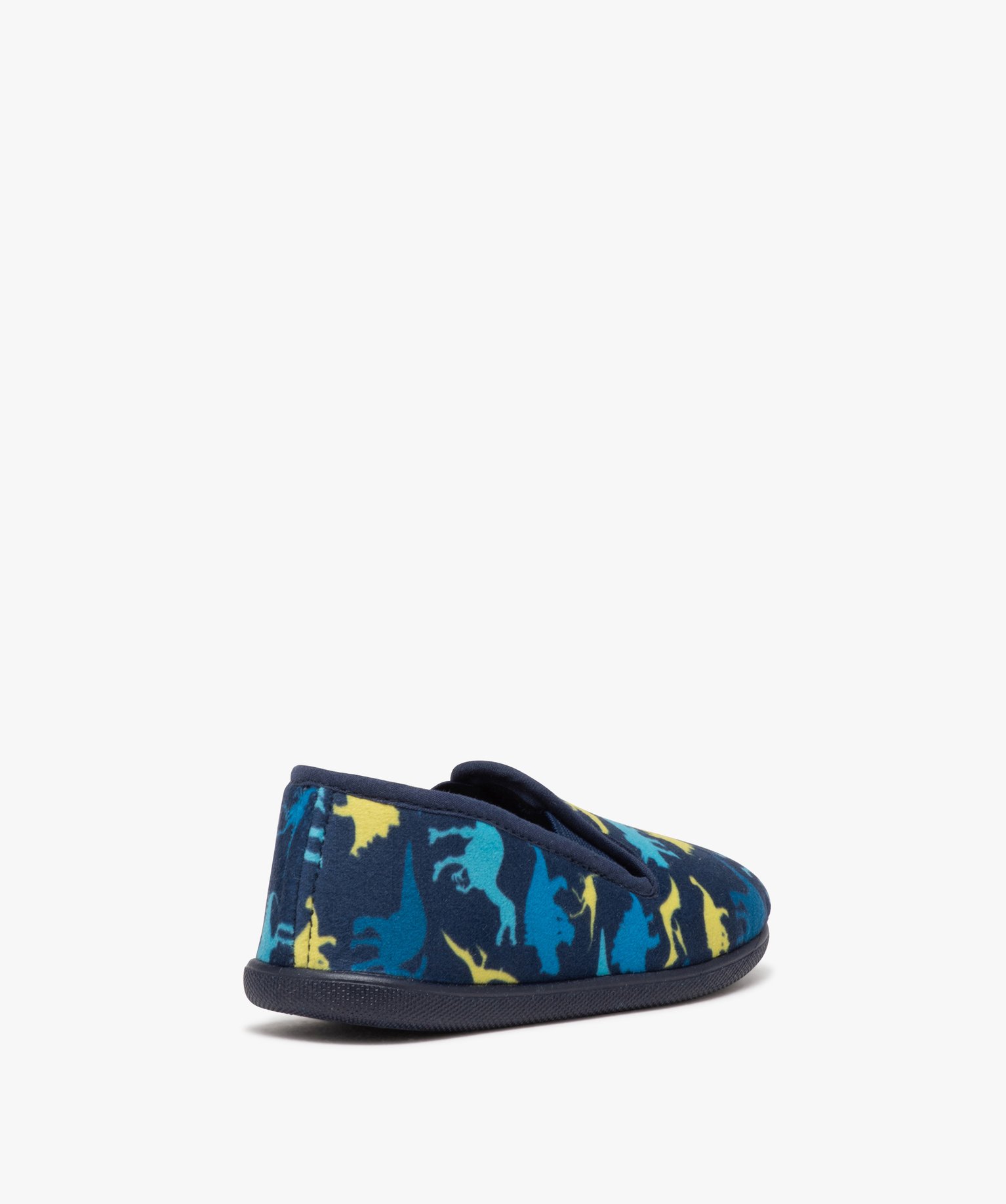 Chaussons Garçon pantoufles à imprimé dinosaure bleu | GEMO