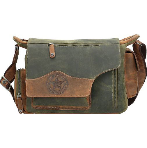 Billy The Kid Hunter Messenger Leder 32 cm