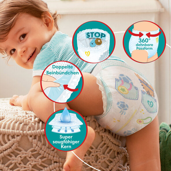 Baby Dry Pants, Gr. 6 Extra Large, Maxi Pack, 2er Set
