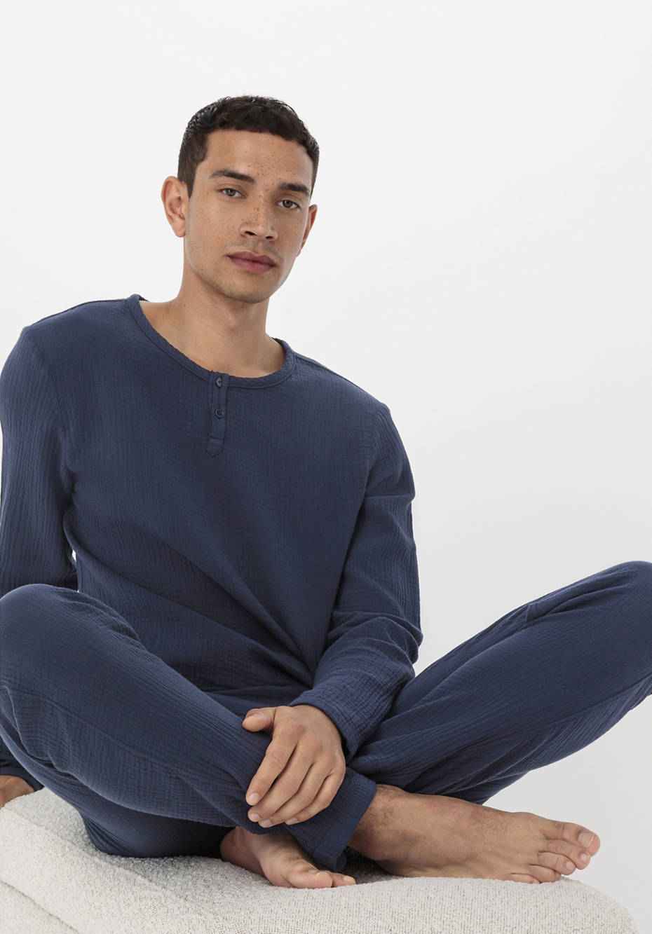 Musselin-Schlafshirt aus reiner Bio-Baumwolle