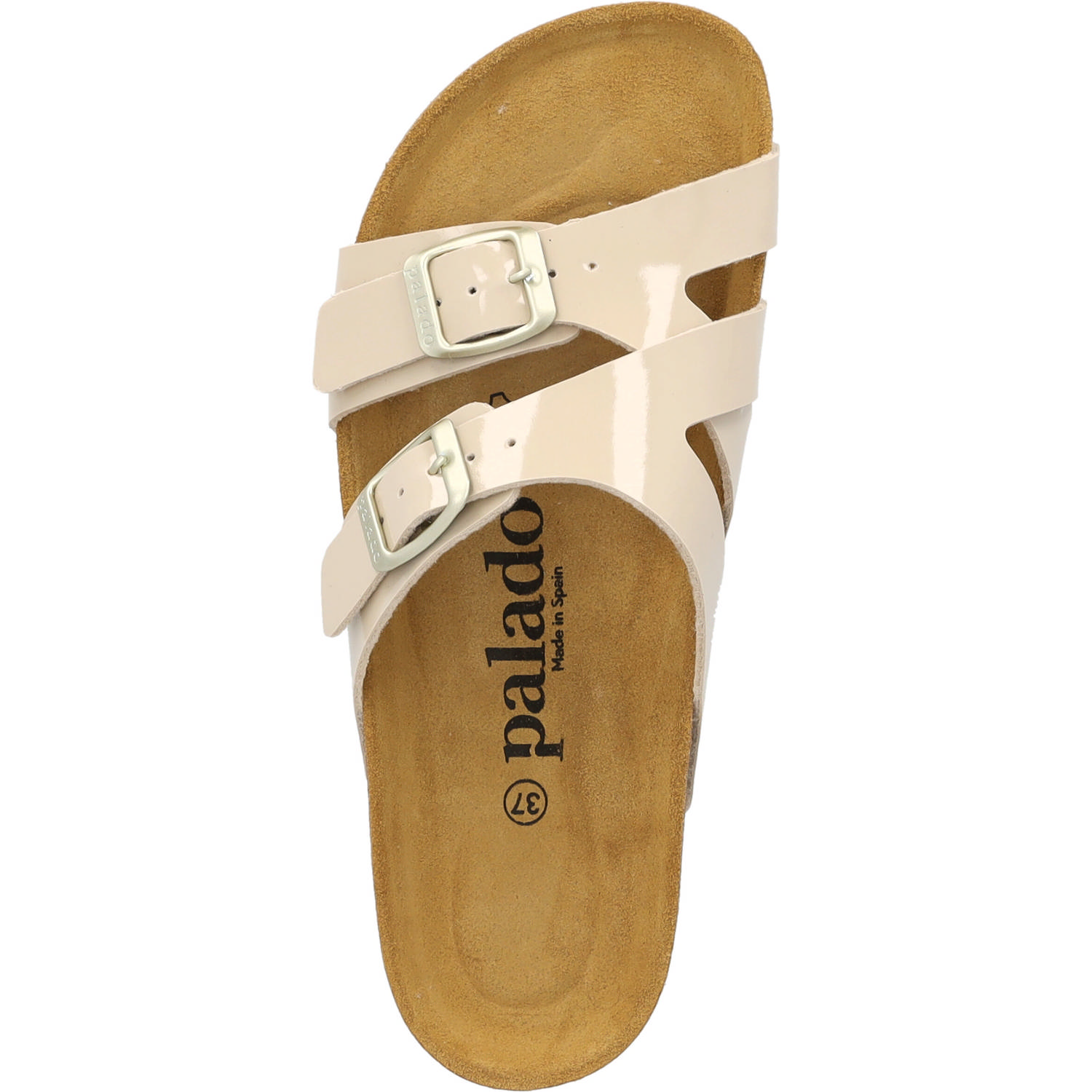 Palado Arrila PL, Pantoletten, Damen, Beige Lack