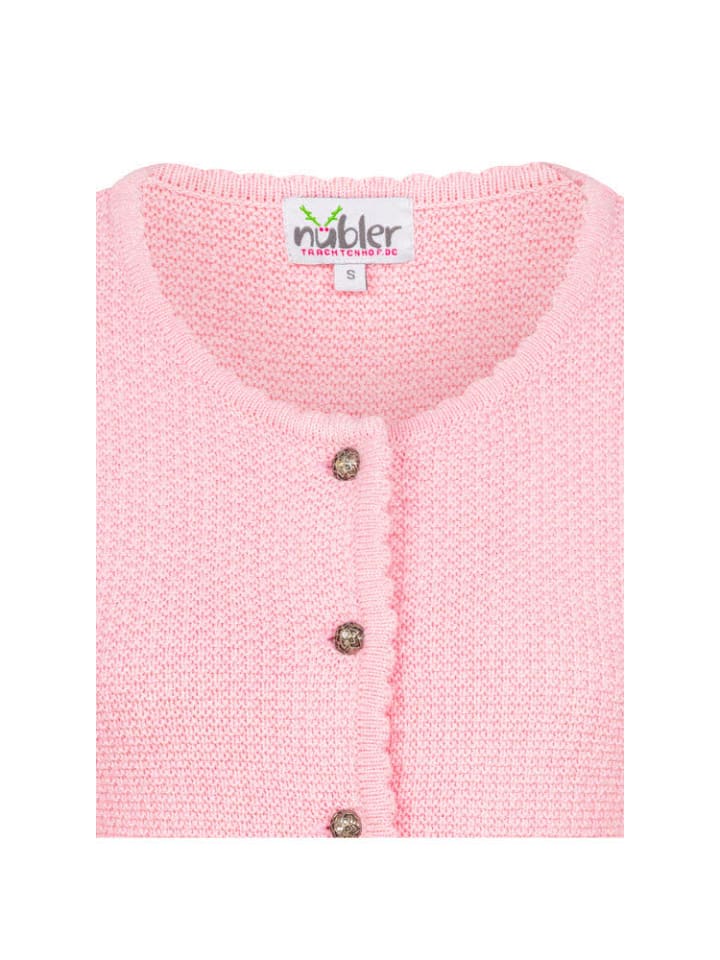 Nübler Strickjacke Langarm Yvonne in Rosa günstig kaufen