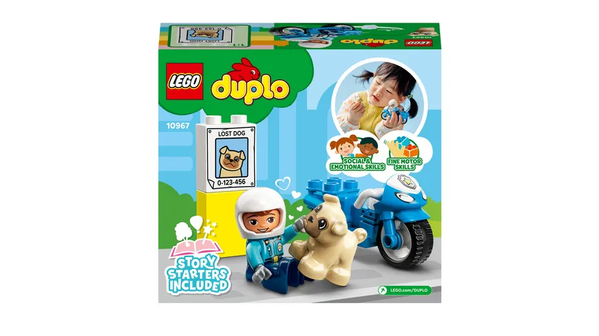 LEGO DUPLO 10967 Polizeimotorrad
