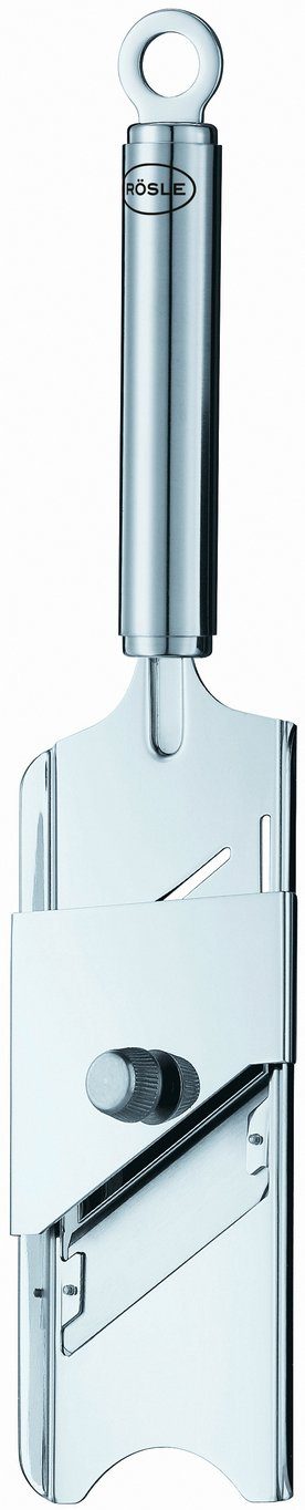 RÖSLE Gemüsehobel, Edelstahl 18/10, (2-St), Gourmethobel für Parmesan, Trüffel oder Pilze, stufenlos verstellbar