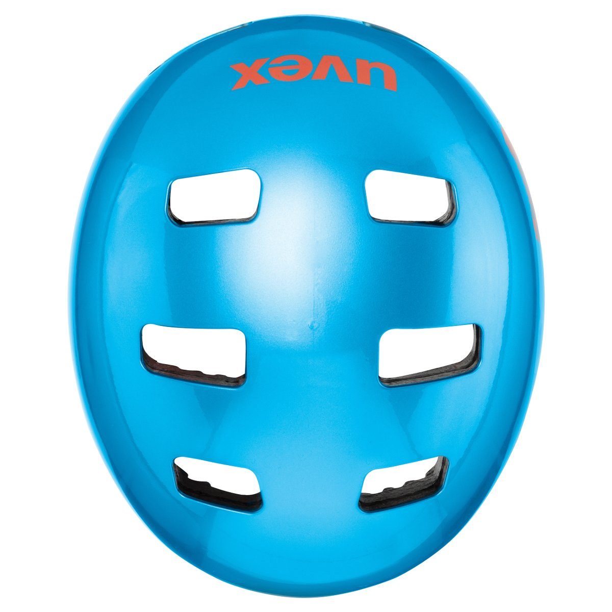 Uvex Kinderfahrradhelm Kid 3 Dirtbike blue-orange (metallic)