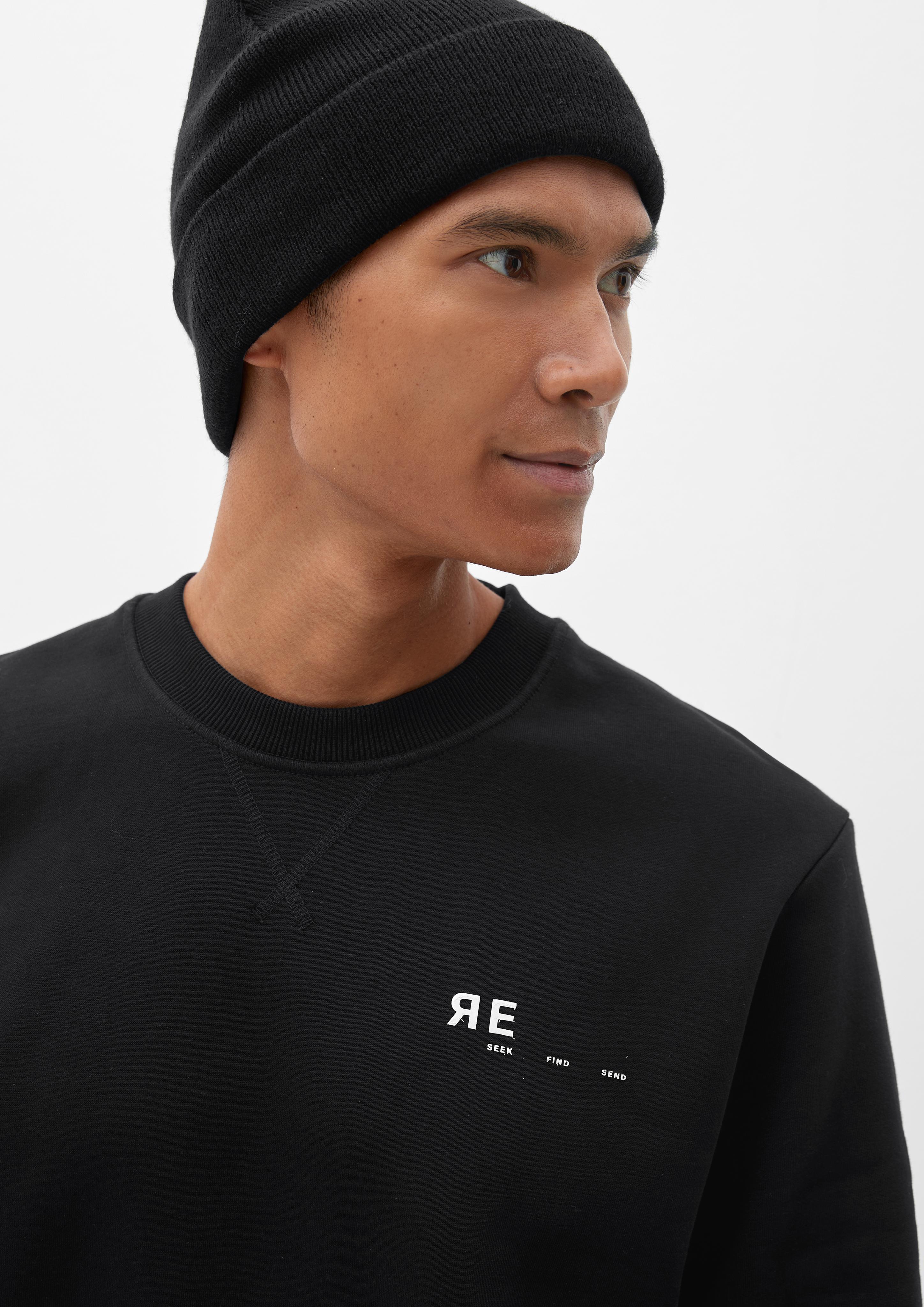 Sweatshirt mit Schrift- und Backprint  2125699-99D1