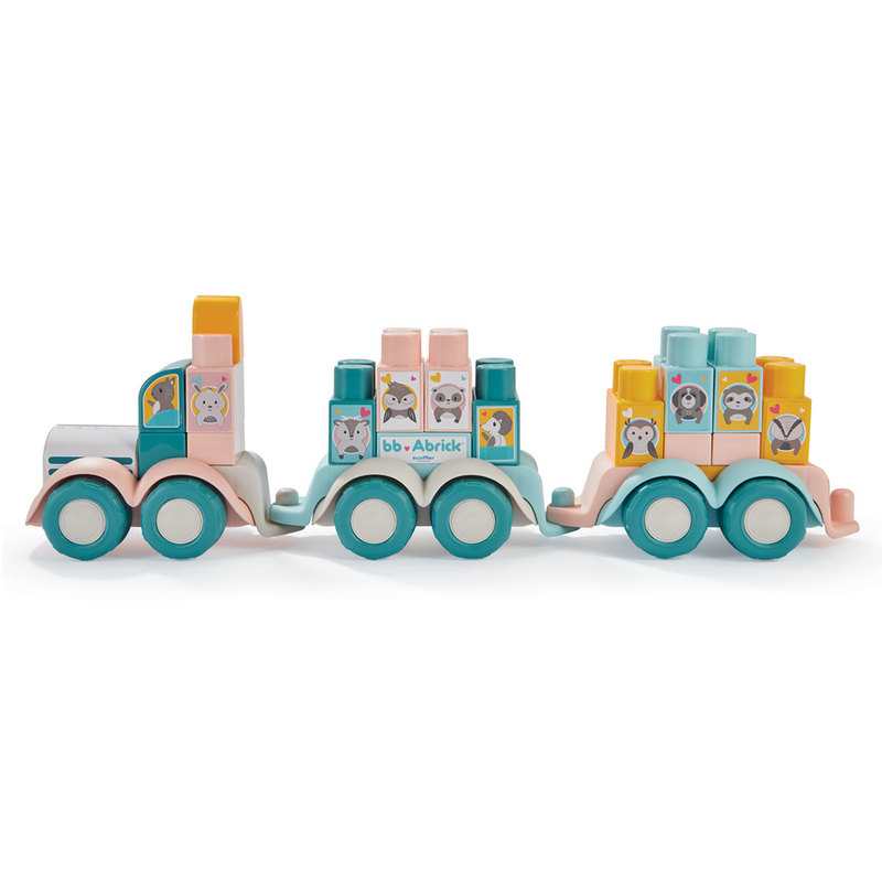 Train et 30 briques Bébé Abrick