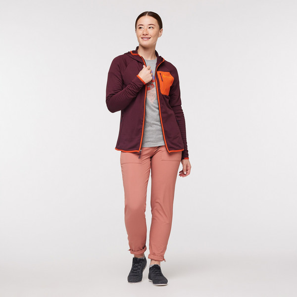 OTERO FLEECE FULL-ZIP HOODED JACKET Damen - Fleecejacke