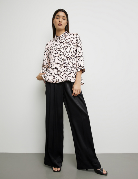Bluse mit Allover-Print
