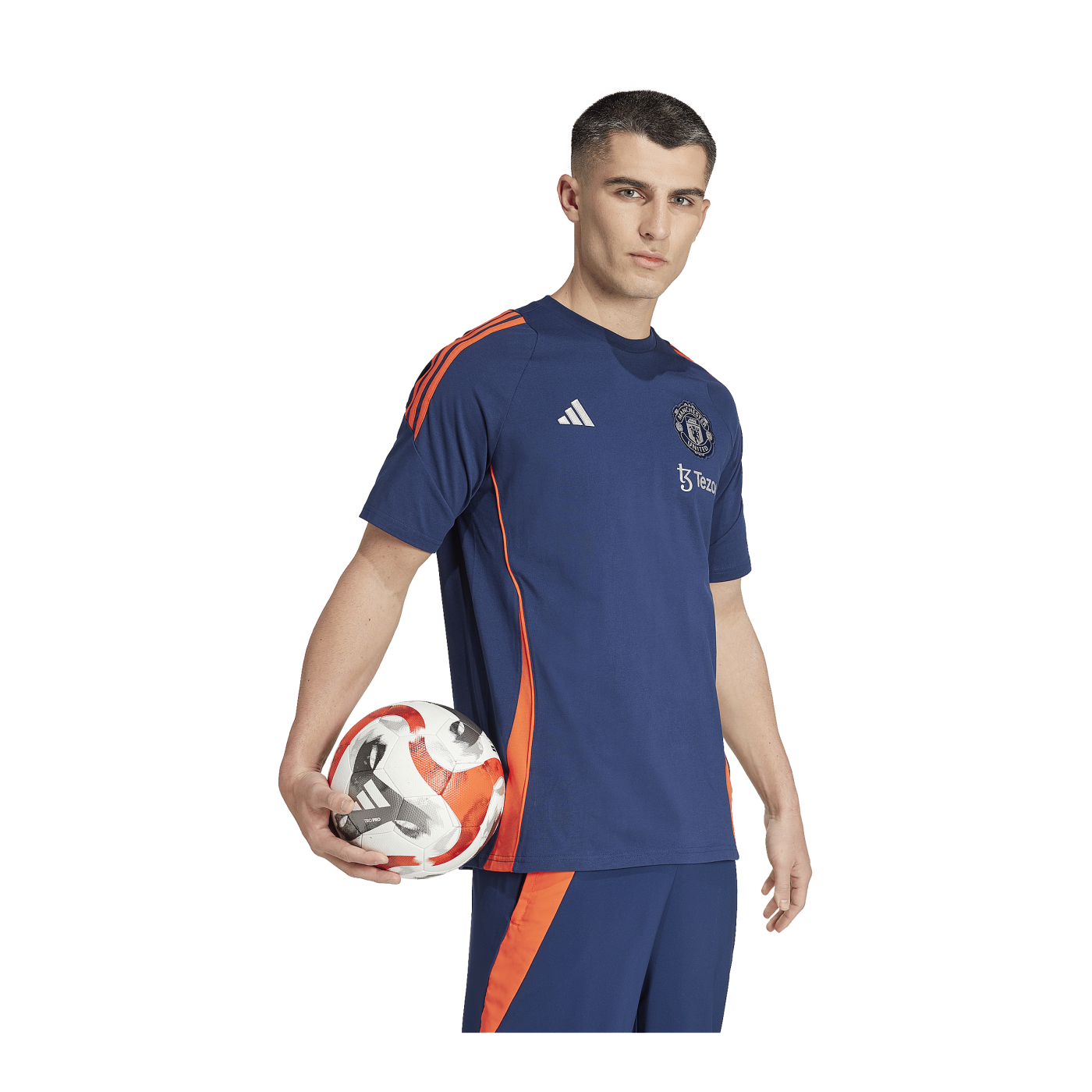 adidas Manchester United T-Shirt Blau