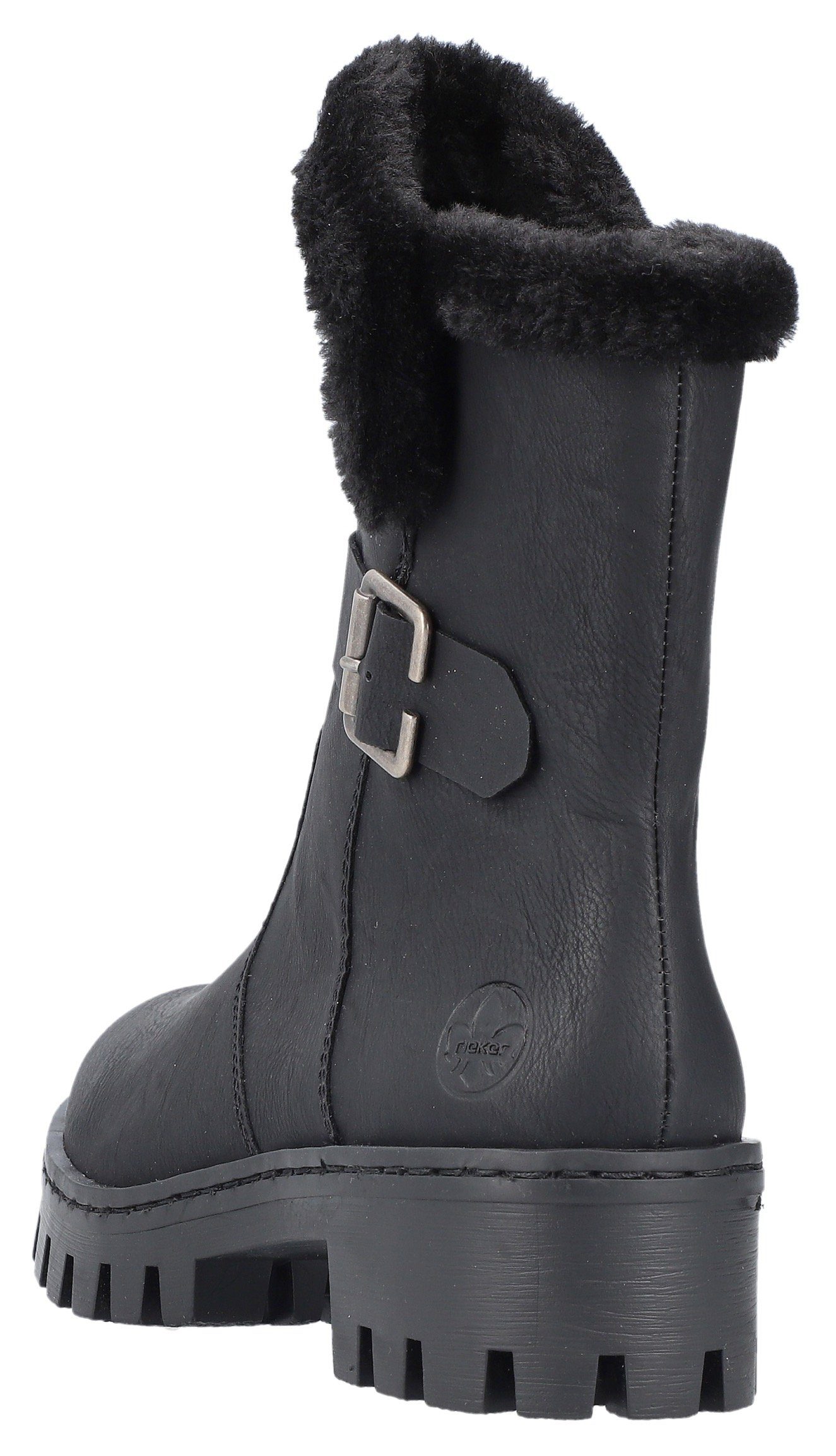 Rieker Winterstiefelette mit Zierschnalle am Schaft
