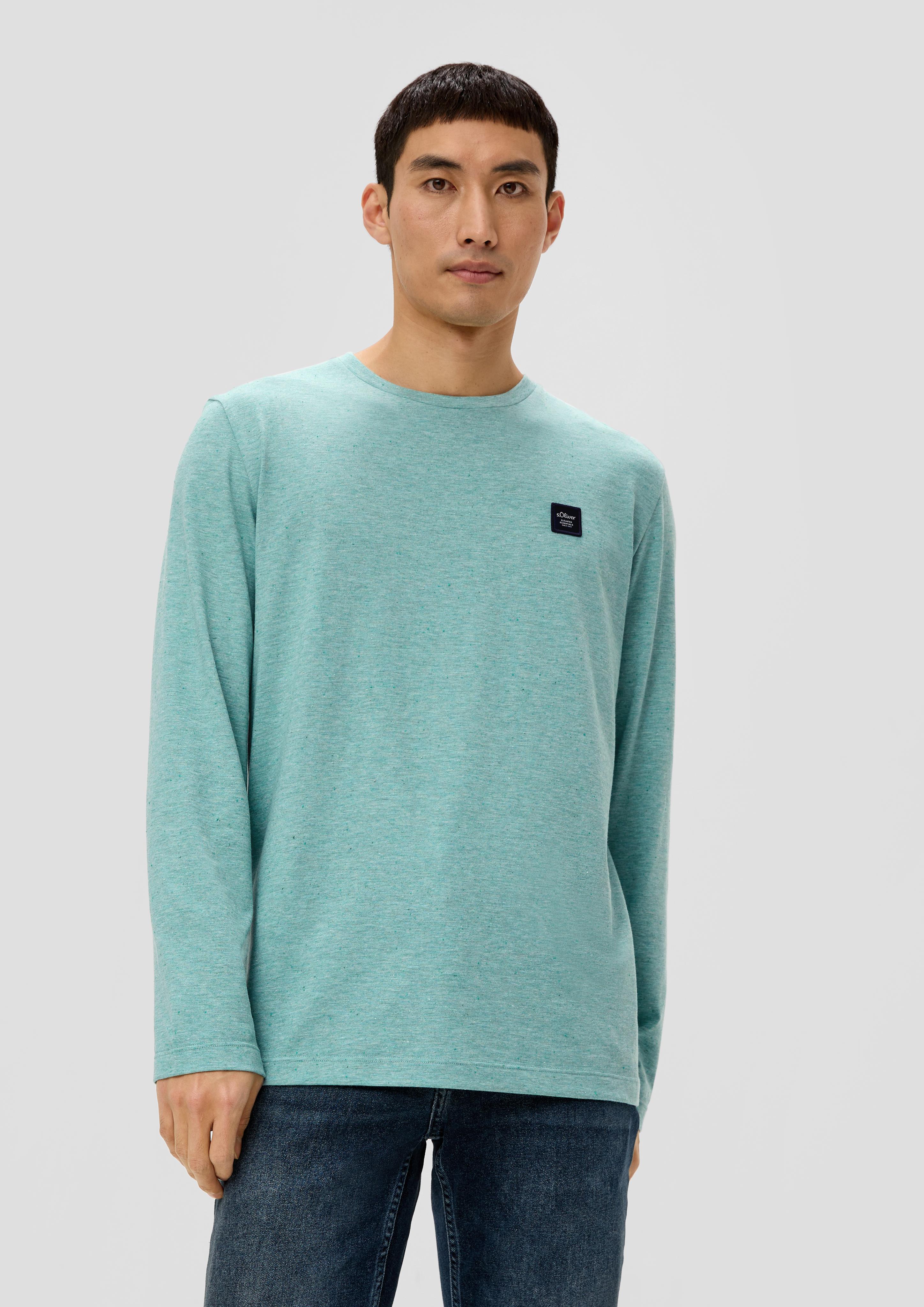 Meliertes Langarmshirt  2138647-65W2