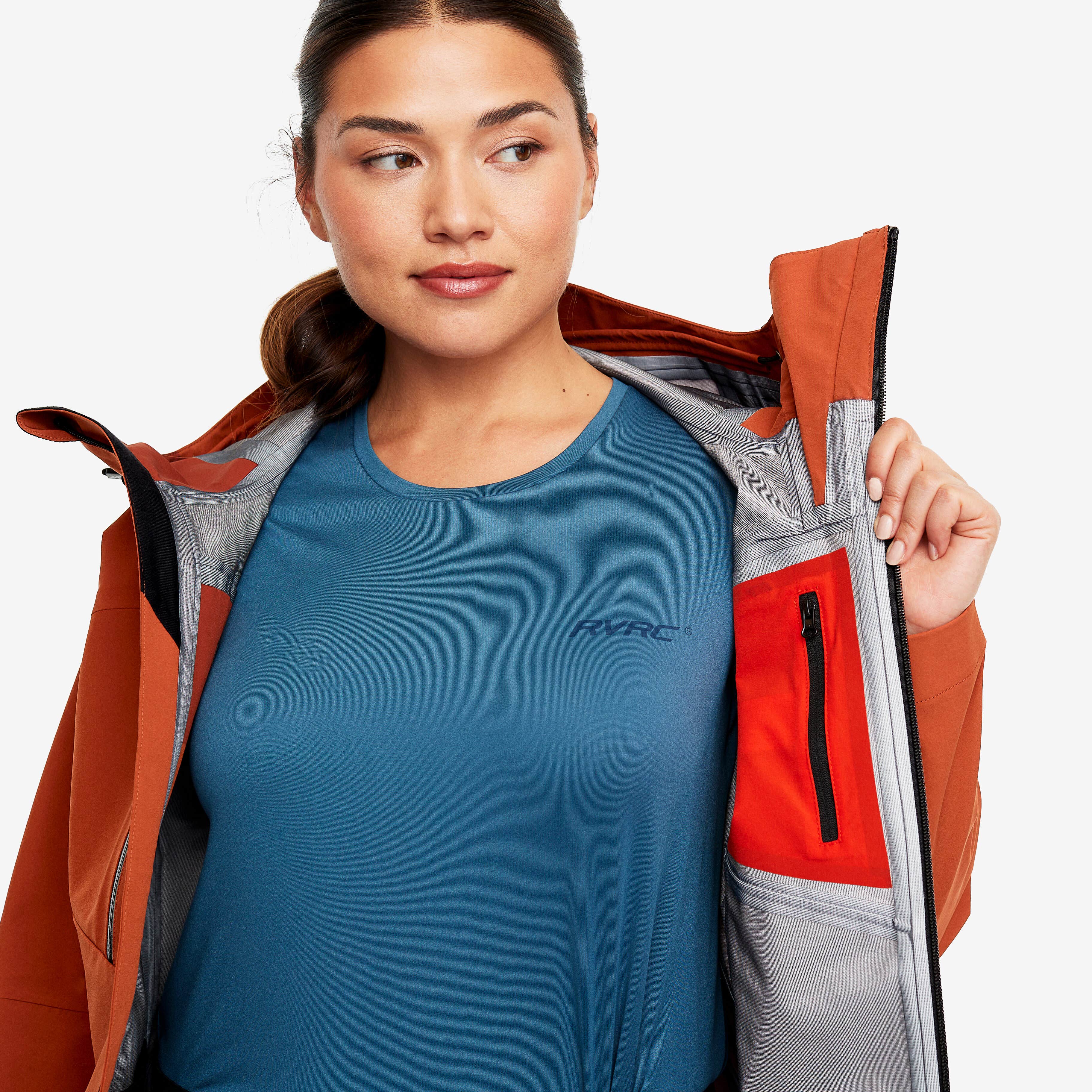 Cyclone Rescue Jacket 2.0 Femme Rusty Orange