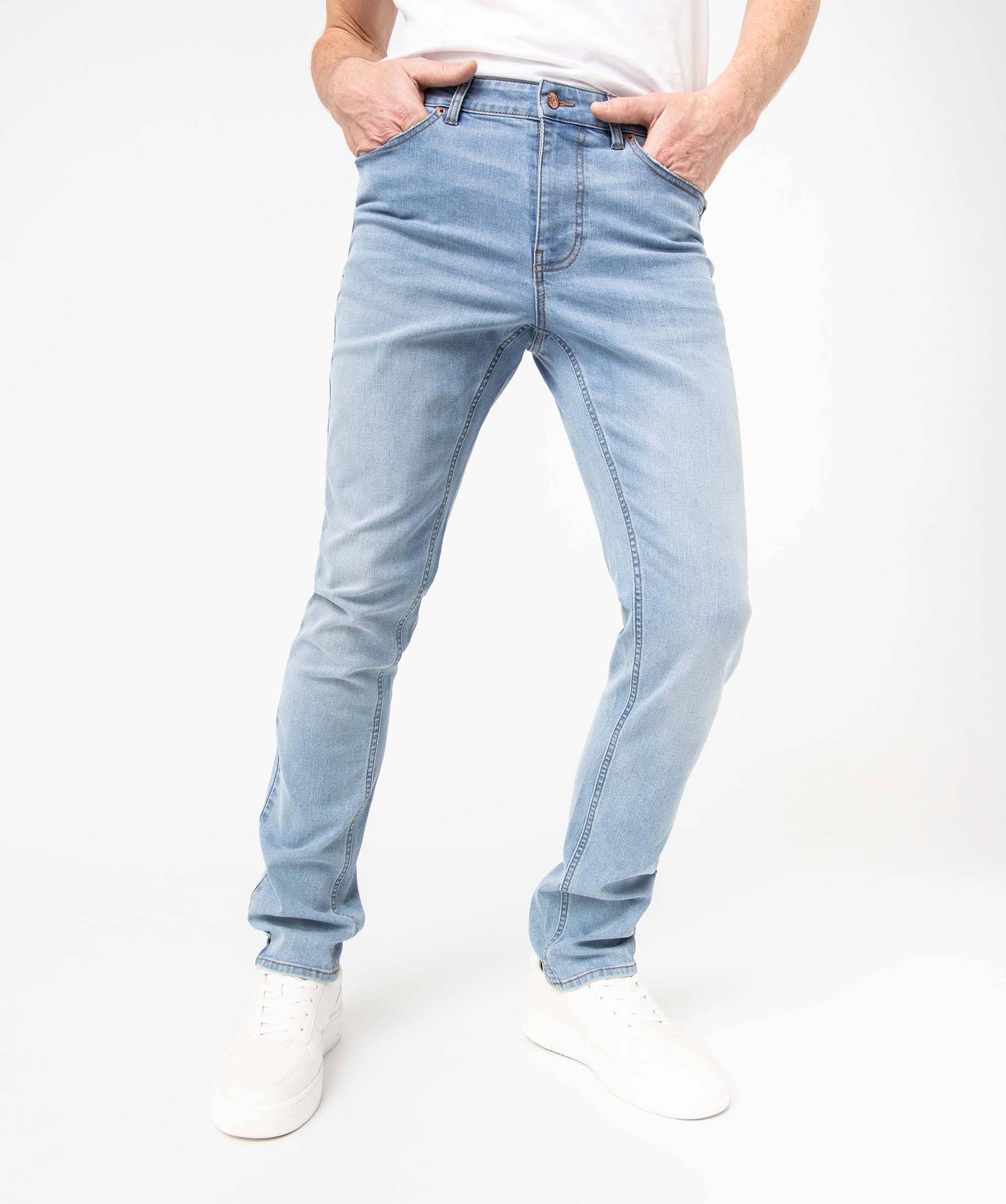 Jean homme écoresponsable coupe slim stone | GEMO