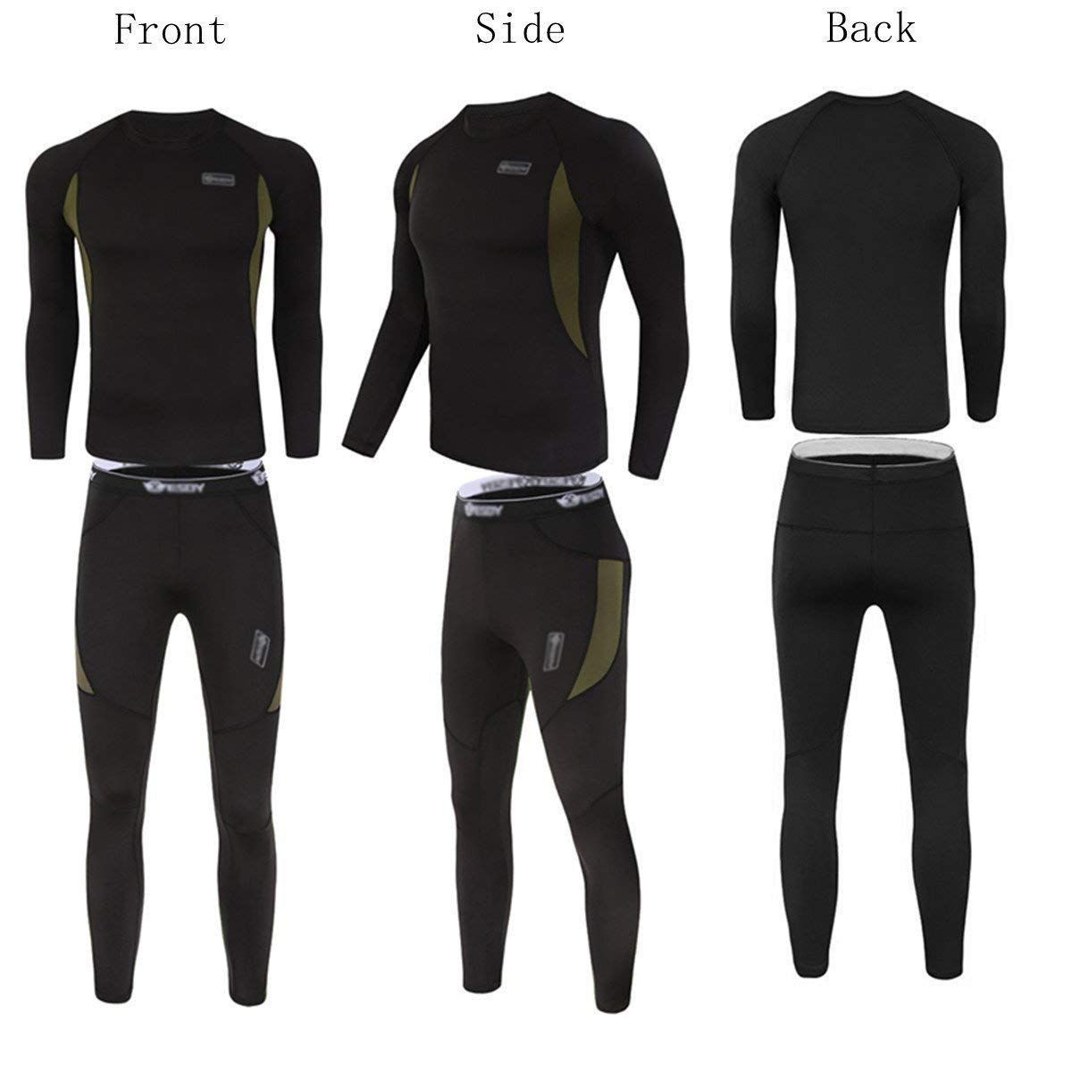 Northstrong Black Funktionsunterwäsche Set