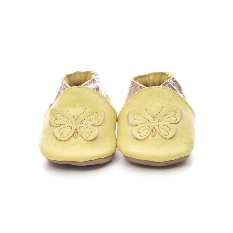 Chaussons cuir tannage vegetal Fly In The Wind