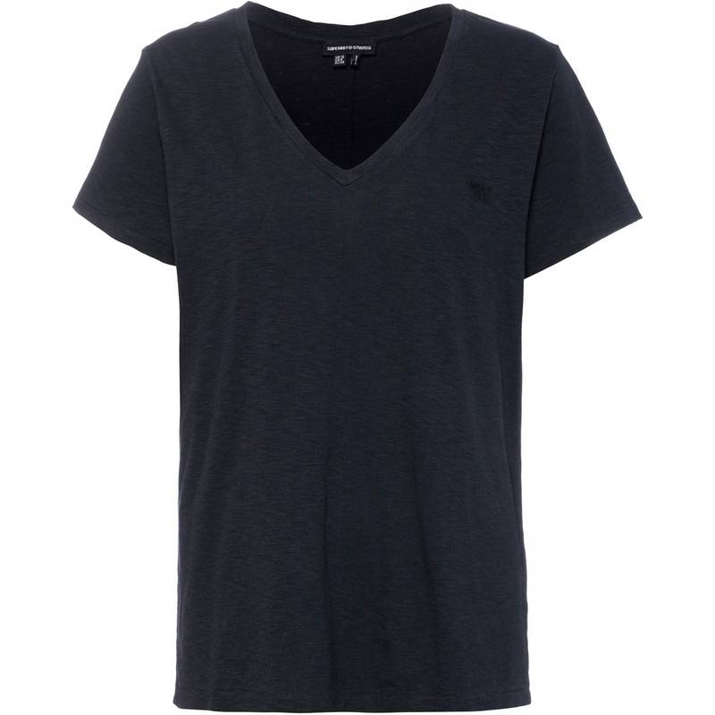 Superdry Studios Slub V-Shirt Damen