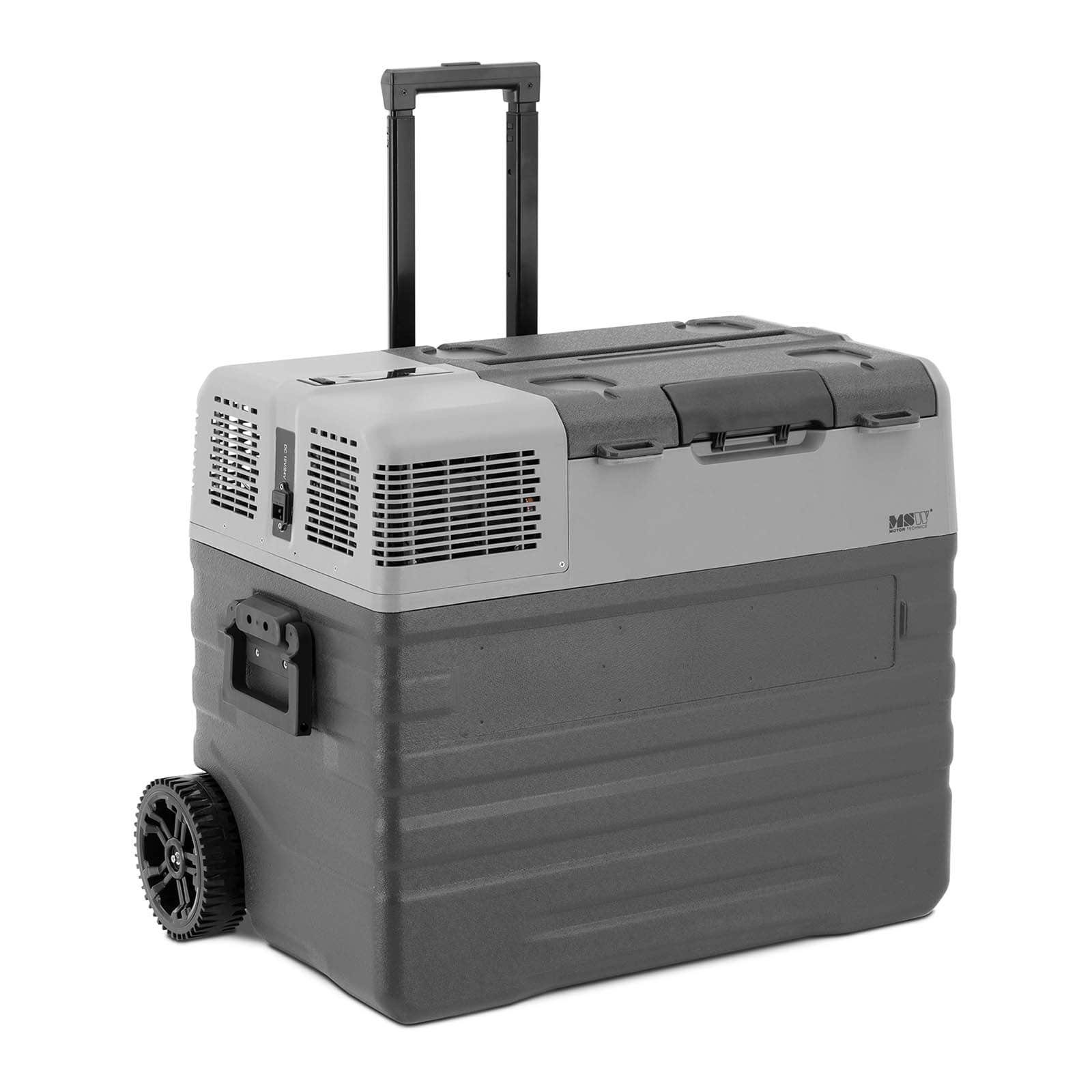 MSW Elektrische Kühlbox Auto-Kühlschrank /gefrierschrank - 12/24V (DC)/100 - 240V (AC) - 52L
