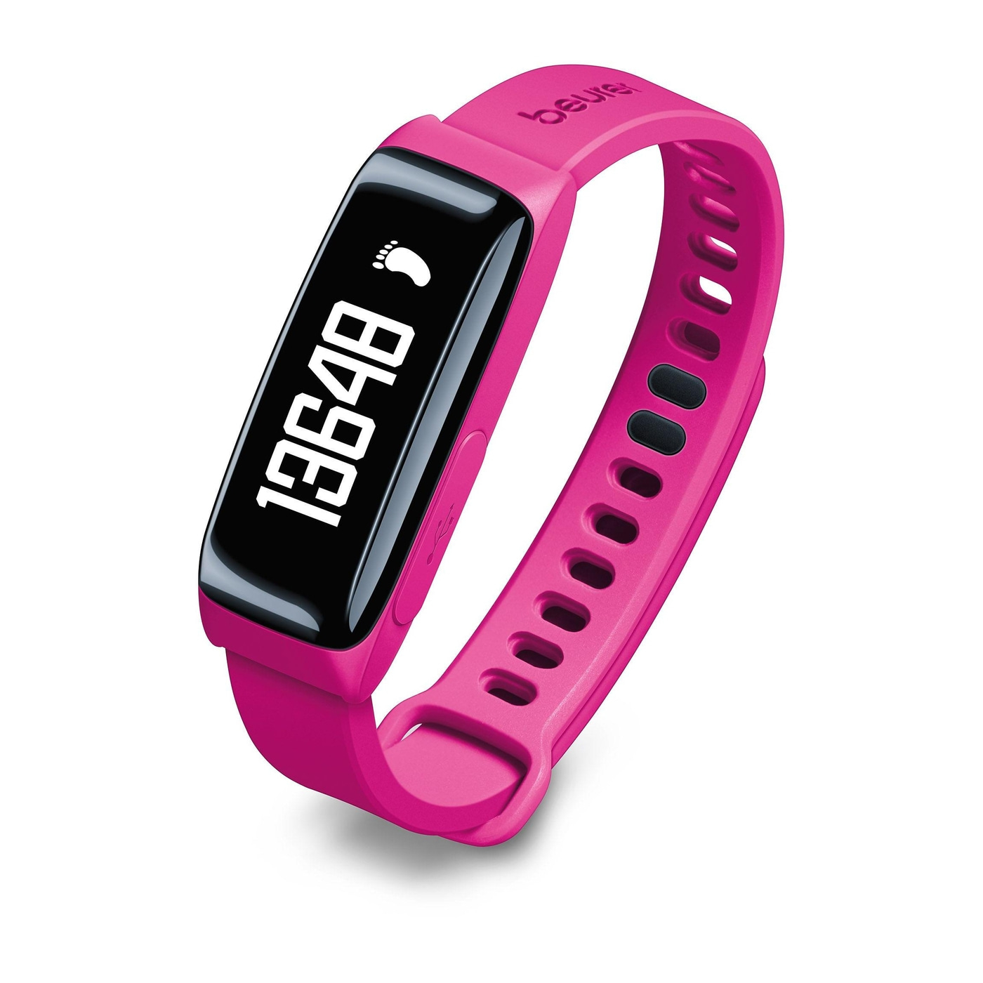Beurer Aktivitätssensor AS 81 BodyShape <i>Bluetooth</i>® Pink-Bluetooth® Fitnessuhr für das Tracking der Schlaf- & Bewegungsaktivität