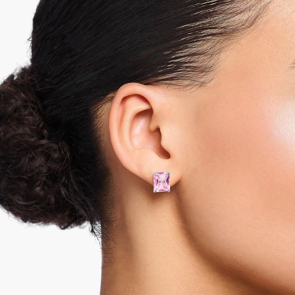Thomas Sabo Boucles d'oreilles à fermoir à poussette 925 Argent Boucles d'oreilles