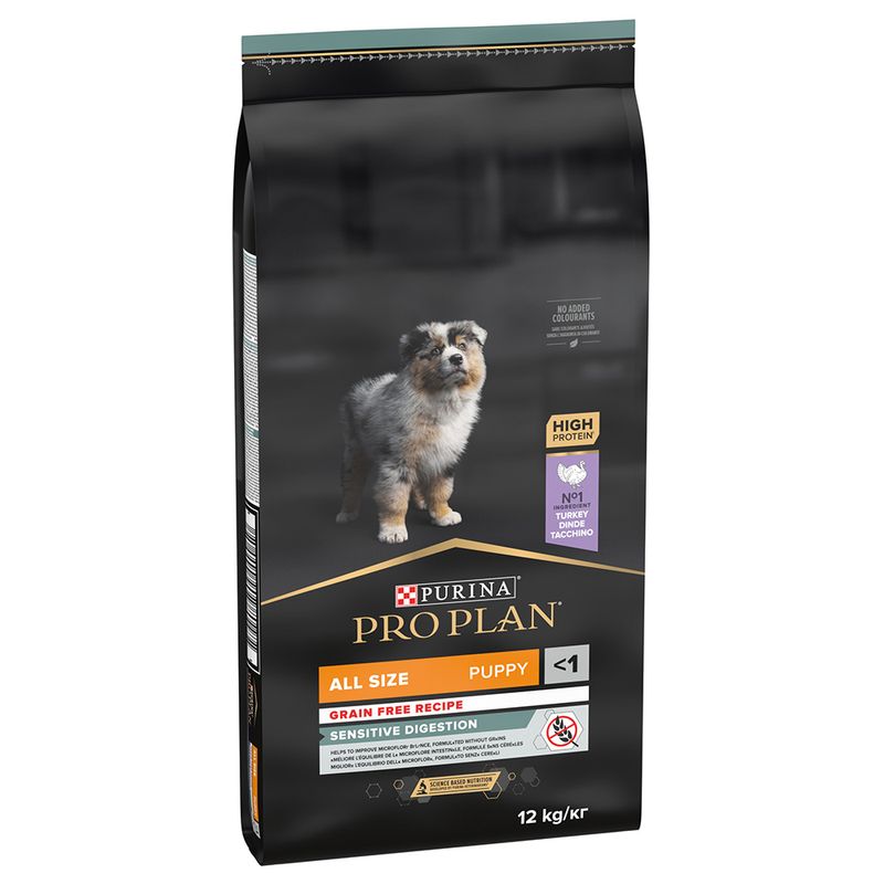 PURINA PRO PLAN All Sizes Puppy Sensitive Digestion Getreidefrei Truthahn