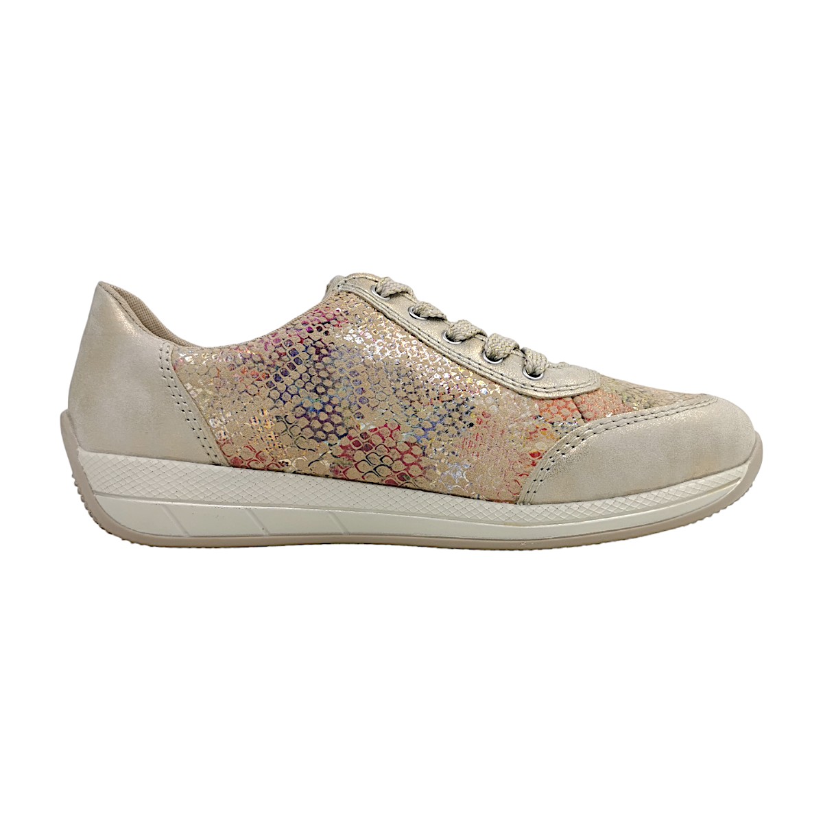 Rieker Alula/Scamo N1112-91 Mehrfarbig 91 Muschel/ Beige-Multi