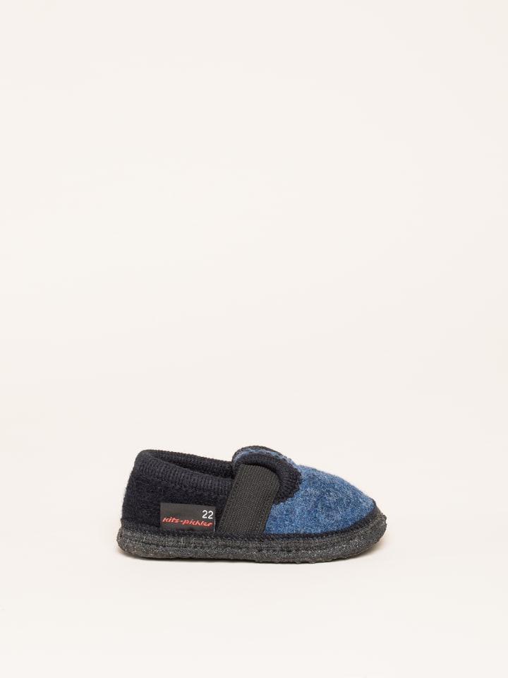 kitz-pichler Hausschuh Bobby UNI in jeansblau/nachtblau günstig kaufen 26