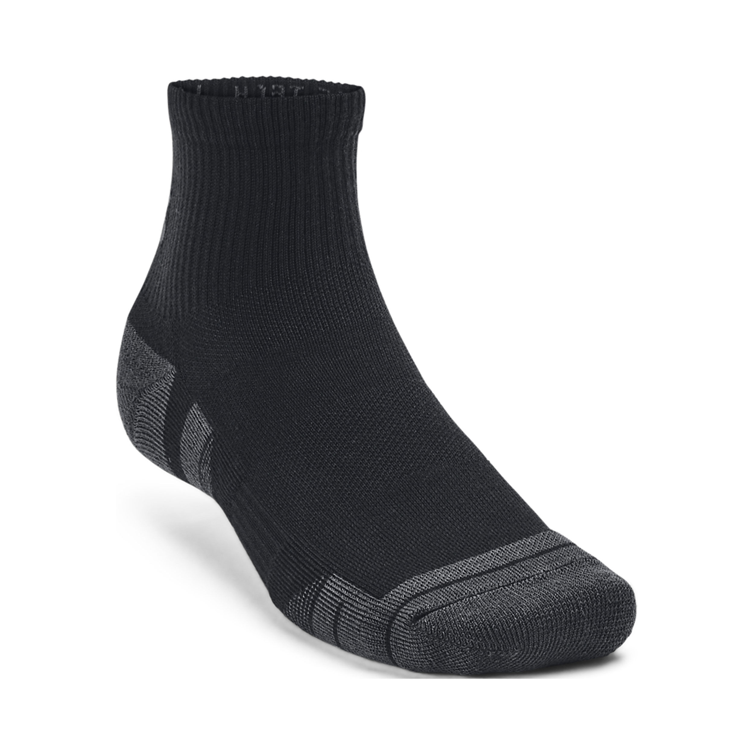 Performance Tech Quarter Tennissocken - Schwarz