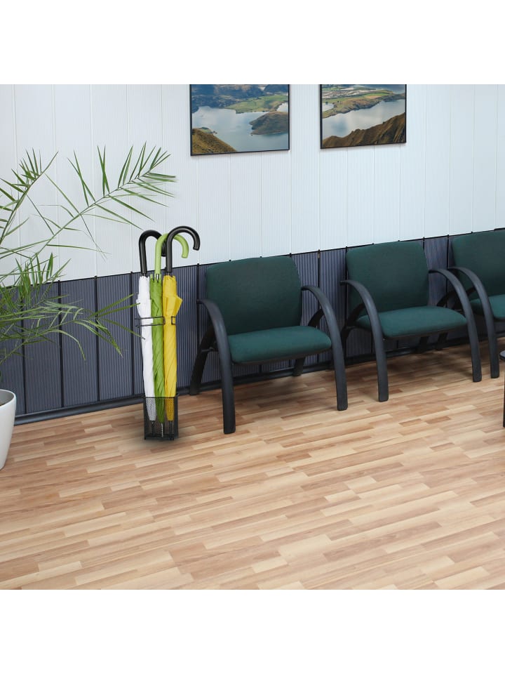 relaxdays Regenschirmständer in Schwarz - (B)13,5 x (H)52,5 x (T)13,5 cm günstig kaufen onesize