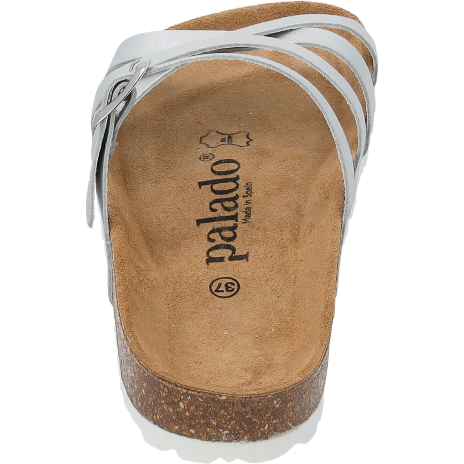 Palado Cruisi Premium Leather, Pantoletten, Damen, Silber Metallic
