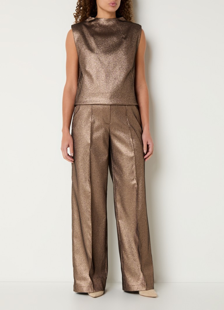 Summum Sleeveless top with glitter