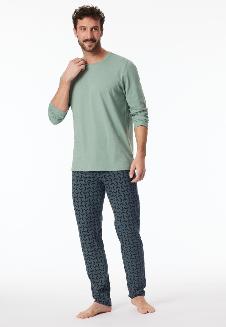 Schlafanzug lang linde - Casual Essentials