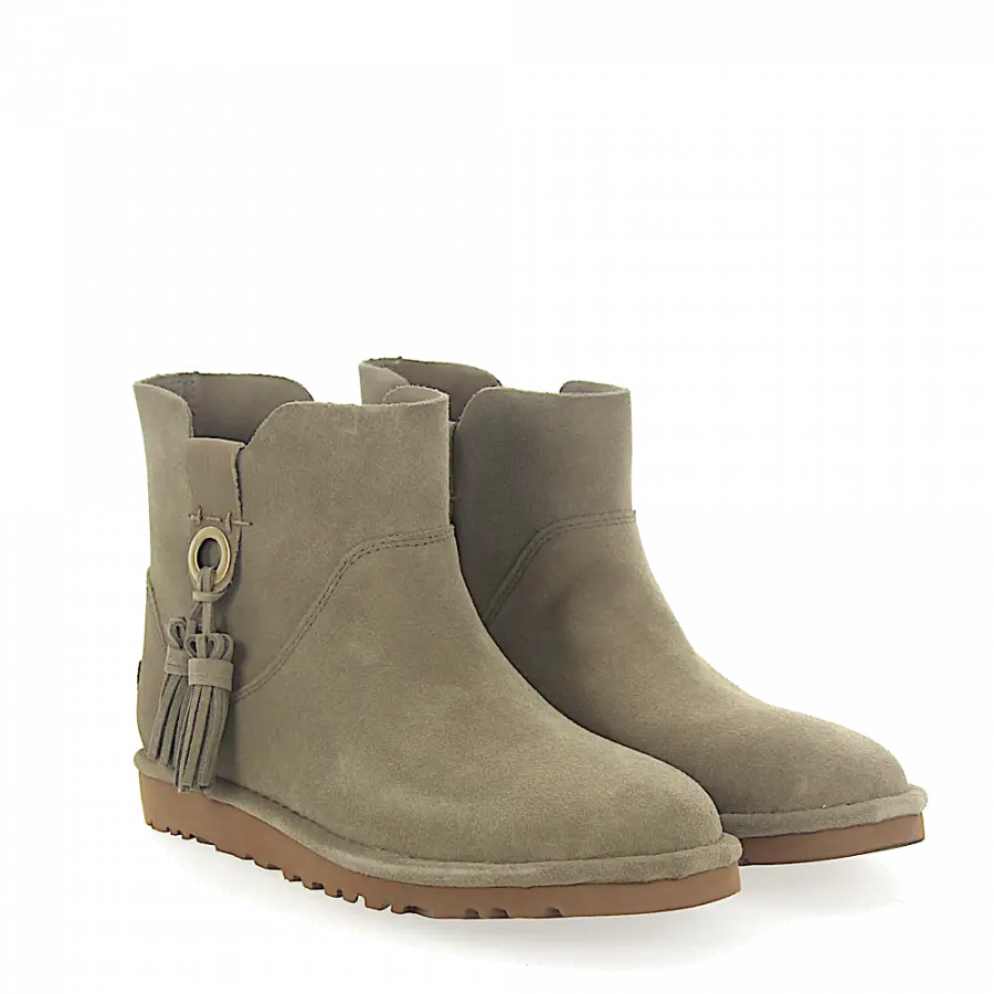UGG - Stiefeletten GIB Veloursleder khaki - grün