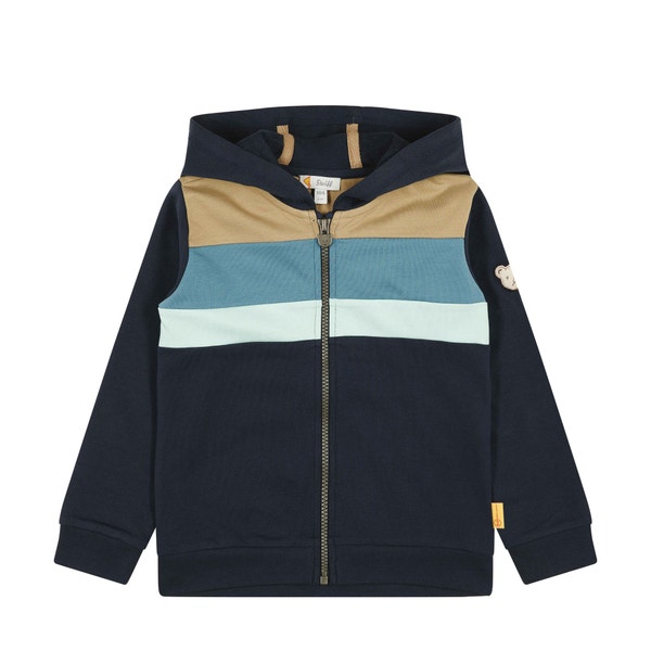 Sweatjacke, dunkelblau für Jungs