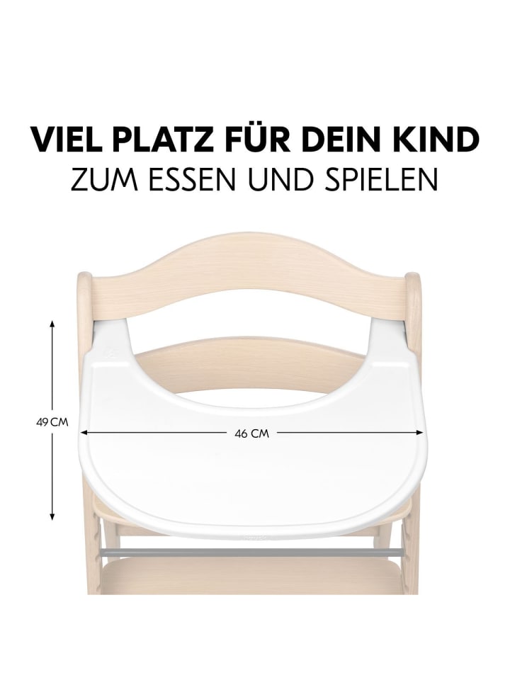 Hauck Hochstuhl Arketa Beech - im Sparset inkl. in schwarz,grau günstig kaufen onesize
