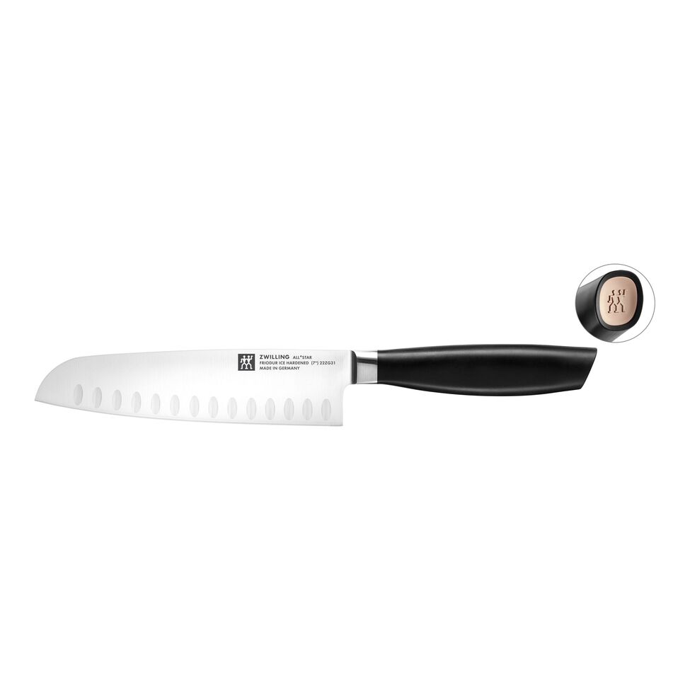 Santokumesser 18 cm, Rosegold