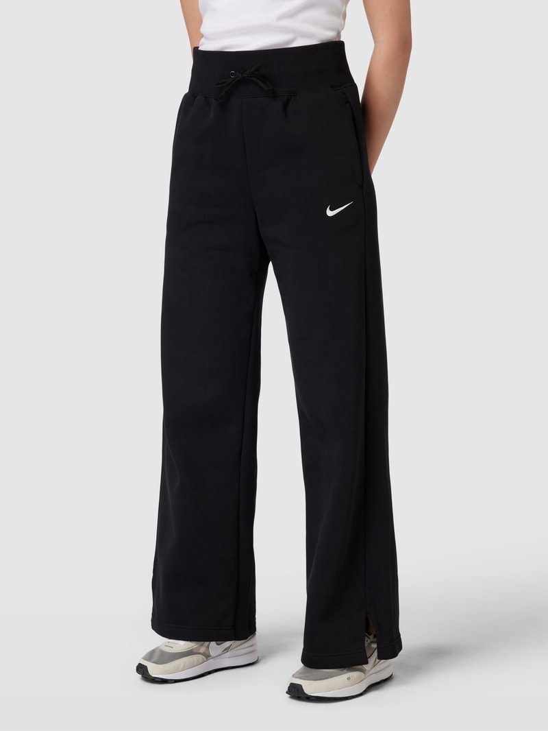 Sweatpants mit Tunnelzug in schwarz