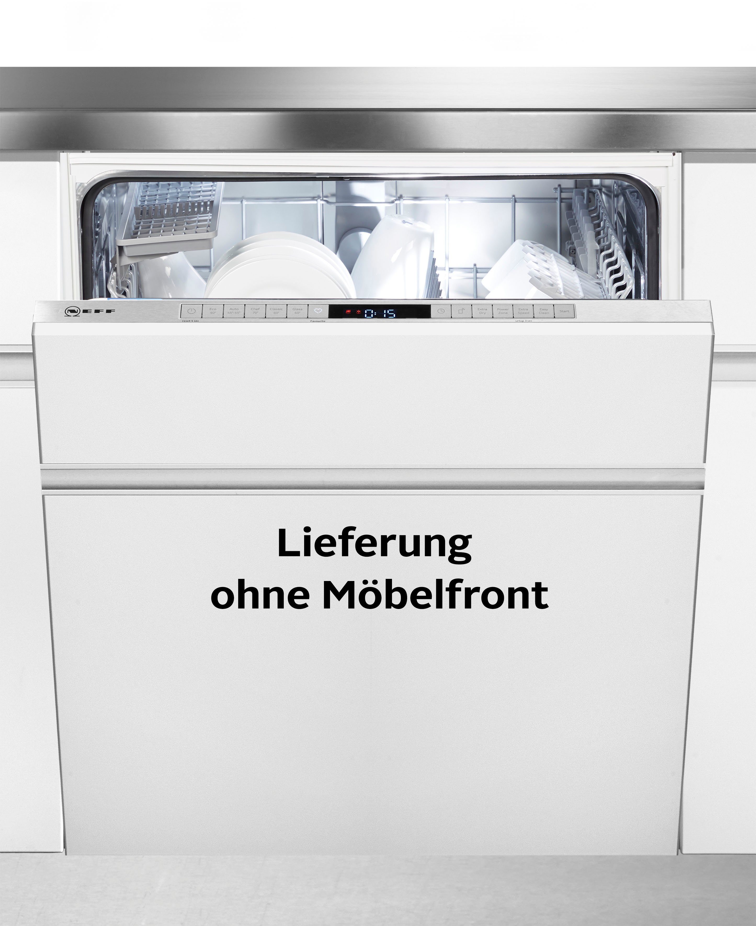 NEFF vollintegrierbarer Geschirrspüler, S255HAX24E, 13 Maßgedecke, XXL-Geschirrspüler