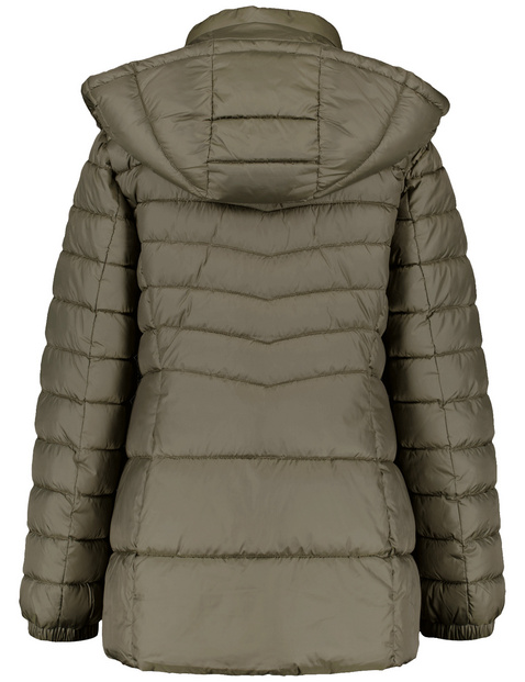 Steppjacke mit abnehmbarer Kapuze