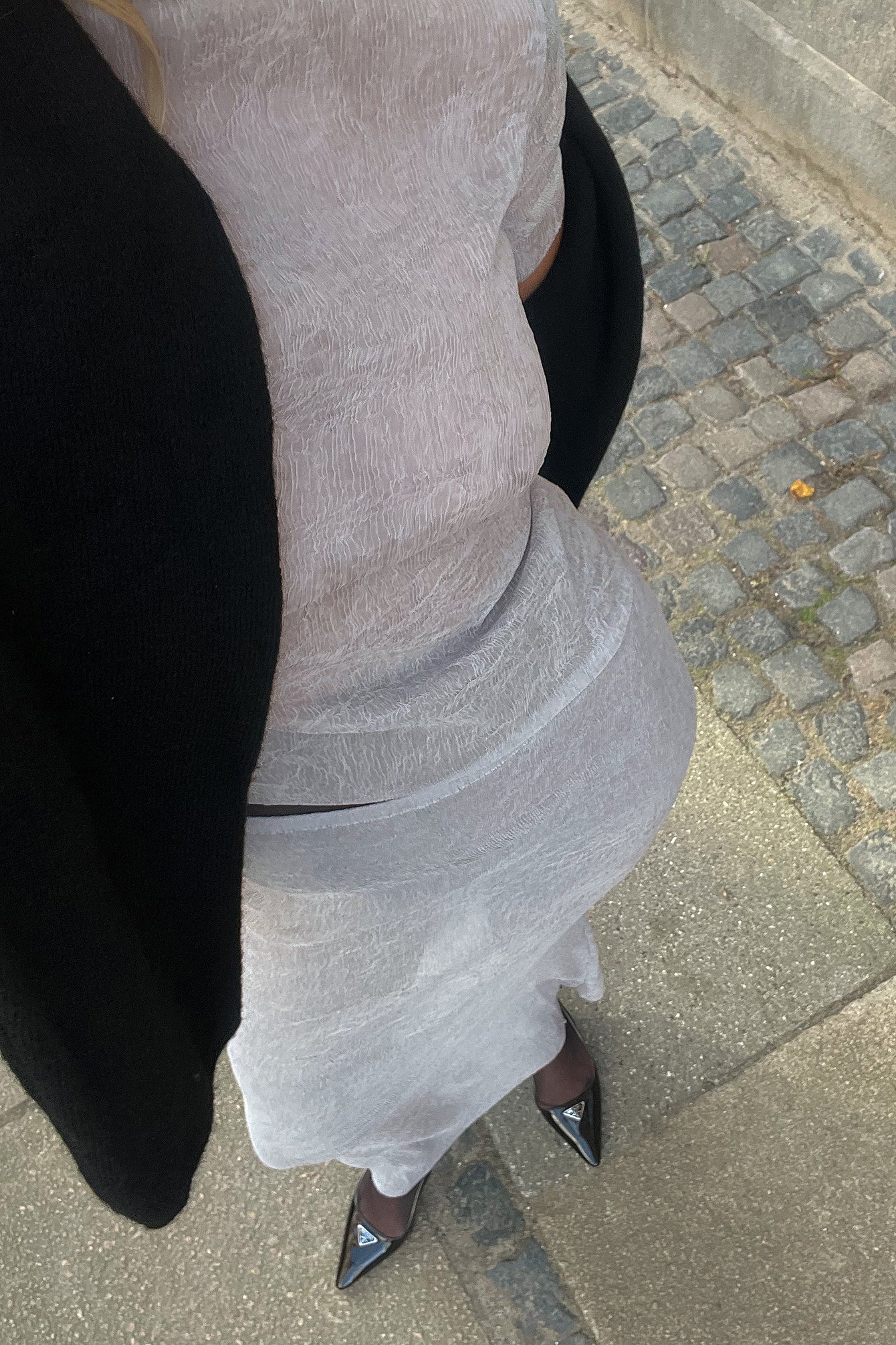 Strukturiertes Oberteil mit Rollkragen