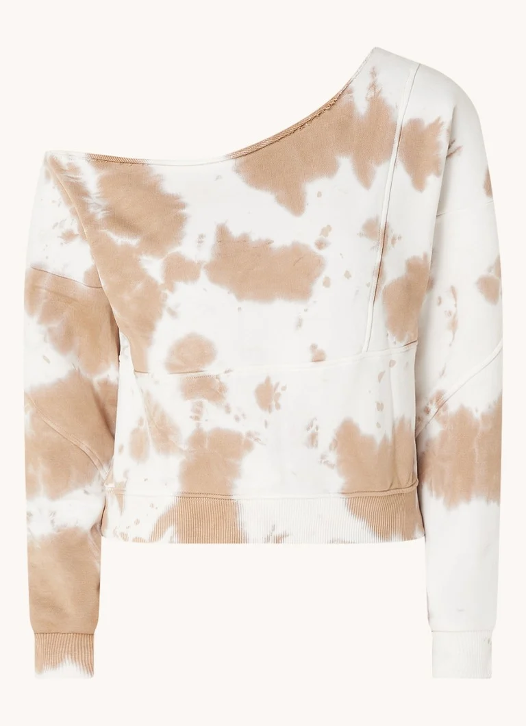 Pulover asimetric Tie-Dye NIKKIE River