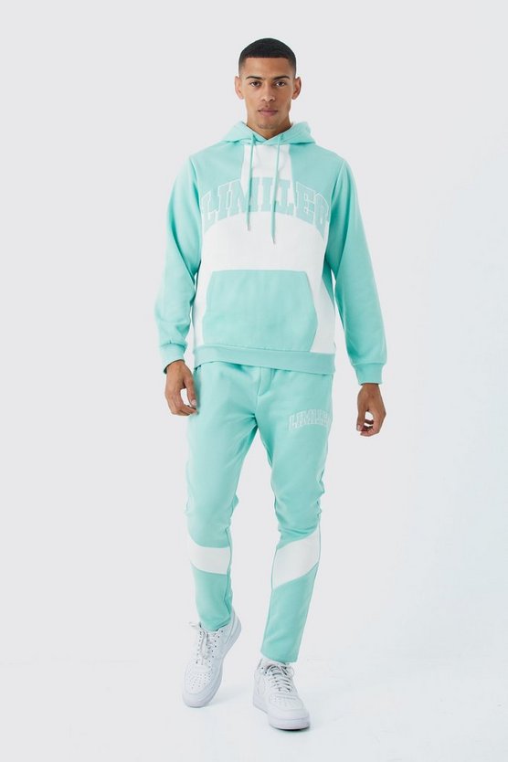 Limited Colorblock Trainingsanzug mit Kapuze